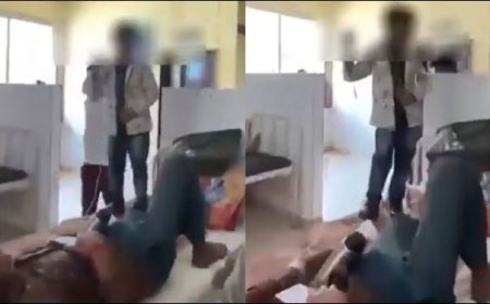 टीकमगढ़ अस्पताल में अव्यवस्था की तस्वीर वायरल, बच्चे को हाथ में ड्रिप पकड़कर खड़ा होना पड़ा