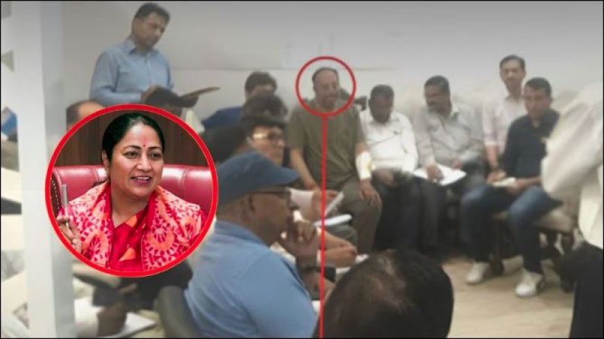 दिल्ली में सियासी विवाद: मुख्यमंत्री रेखा गुप्ता के पति की PWD-DUSIB मीटिंग पर AAP का हंगामा