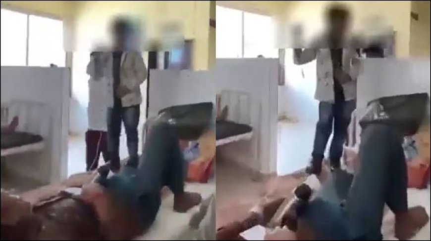 टीकमगढ़ अस्पताल में अव्यवस्था की तस्वीर वायरल, बच्चे को हाथ में ड्रिप पकड़कर खड़ा होना पड़ा