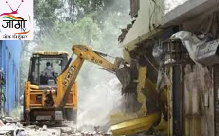 चंदोला झील क्षेत्र में बड़े पैमाने पर अतिक्रमण हटाओ अभियान