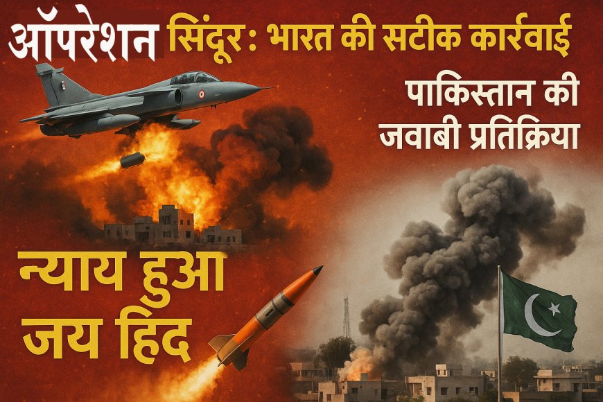ऑपरेशन सिंदूर: भारत की सटीक कार्रवाई और पाकिस्तान की जवाबी प्रतिक्रिया