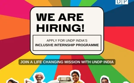 UNDP इंडिया की समावेशी इंटर्नशिप 2025: महिला, दिव्यांग और अल्पसंख्यक युवाओं के लिए सुनहरा अवसर
