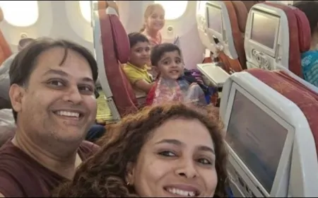 Air India हादसा: उड़ान से पहले डॉक्टर परिवार की अंतिम सेल्फी, लंदन बसने से पहले ही जिंदगी थम गई