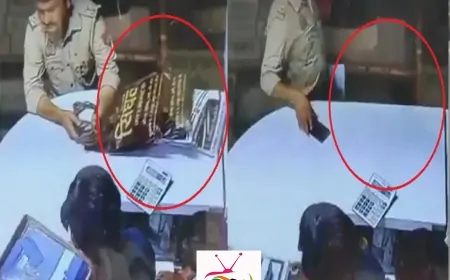 खाकी में चोरी! मेरठ में टीएसआई ने दुकान से उड़ाए कपड़ों के 4 थैले, CCTV में पकड़ा गया रंगेहाथ