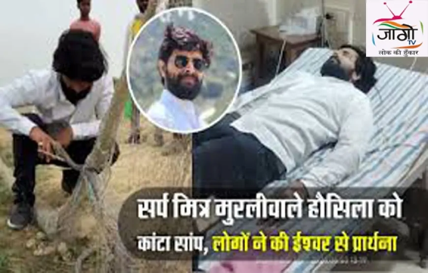 कोबरा के डसने से ICU में पहुँचे 'सर्प मित्र' मुरली वाले हौसला, हालत स्थिर; फैंस कर रहे दुआ