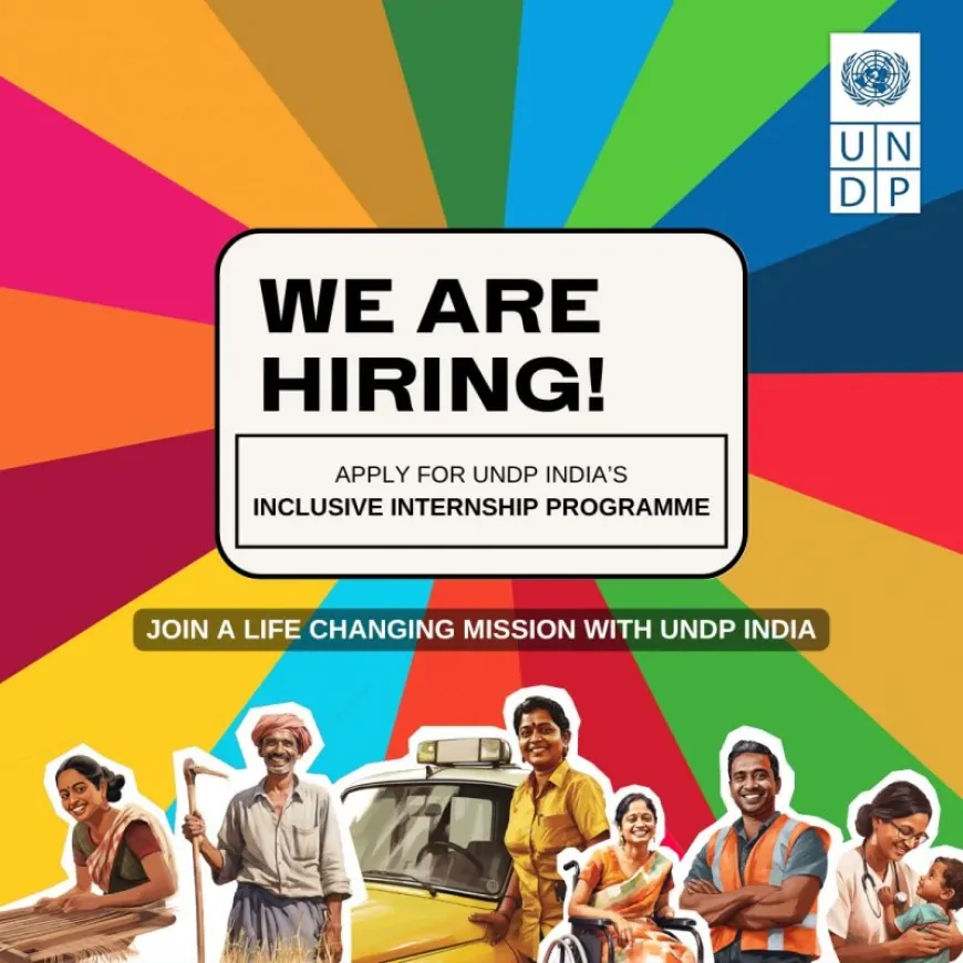 UNDP इंडिया की समावेशी इंटर्नशिप 2025: महिला, दिव्यांग और अल्पसंख्यक युवाओं के लिए सुनहरा अवसर