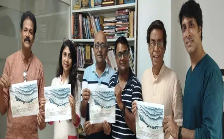 रंगशिल्पी का नया प्रयोग: रूसी कथा पर आधारित हिंदी साइंस फिक्शन नाटक ‘उभयचर’ का पोस्टर हुआ जारी