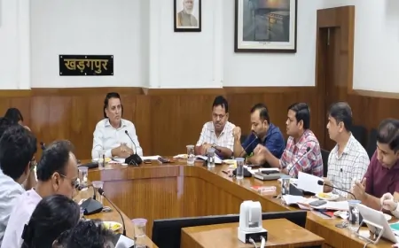 खड़गपुर: मंडल राजभाषा कार्यान्वयन समिति की तिमाही बैठक संपन्न, हिंदी के अधिक प्रयोग पर दिया गया जोर