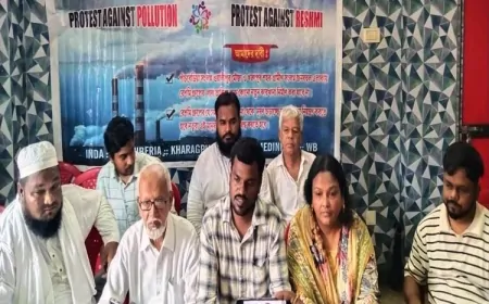 रेड-लिस्टेड कारखाने के खिलाफ खड़गपुर में जनप्रतिरोध तेज: जनजागरण समिति की हुँकार