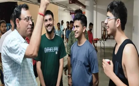 IIT खड़गपुर के लाल बहादुर शास्त्री छात्रावास में आत्मीय संवाद की संध्या