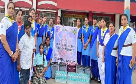 ज़ीरो हंगर मिशन: खड़गपुर मंडल के स्काउट्स-गाइड्स ने मानवता का निभाया फर्ज़