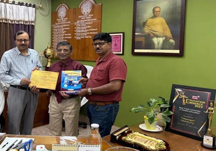 फजी लॉजिक अनुसंधान में उत्कृष्ट योगदान के लिए विद्यासागर विश्वविद्यालय को ‘गवेषण उत्कृष्टता पुरस्कार’