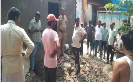 सैदाबाद में सेप्टिक टैंक हादसा: चाचा-भतीजे की मौत, परिजनों का हंगामा