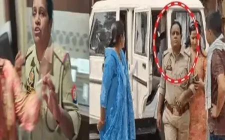 वाराणसी महिला थाना प्रभारी सुमित्रा देवी 10 हजार की रिश्वत लेते रंगे हाथ गिरफ्तार, खुद को छुड़ाने की कोशिश नाकाम