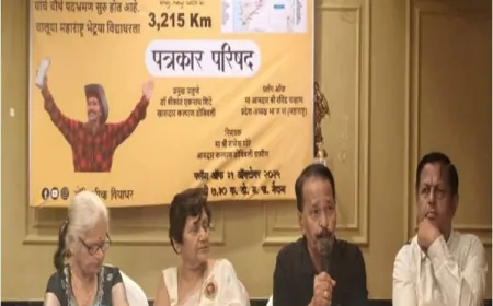 ‘चालूया महाराष्ट्र’ 73 वर्षीय विद्याधर भुस्कुटे की 3125 किमी पदयात्रा | जल और वन संरक्षण का संदेश