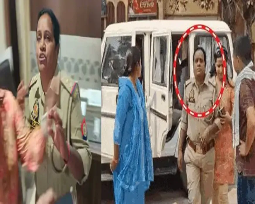 वाराणसी महिला थाना प्रभारी सुमित्रा देवी 10 हजार की रिश्वत लेते रंगे हाथ गिरफ्तार, खुद को छुड़ाने की कोशिश नाकाम