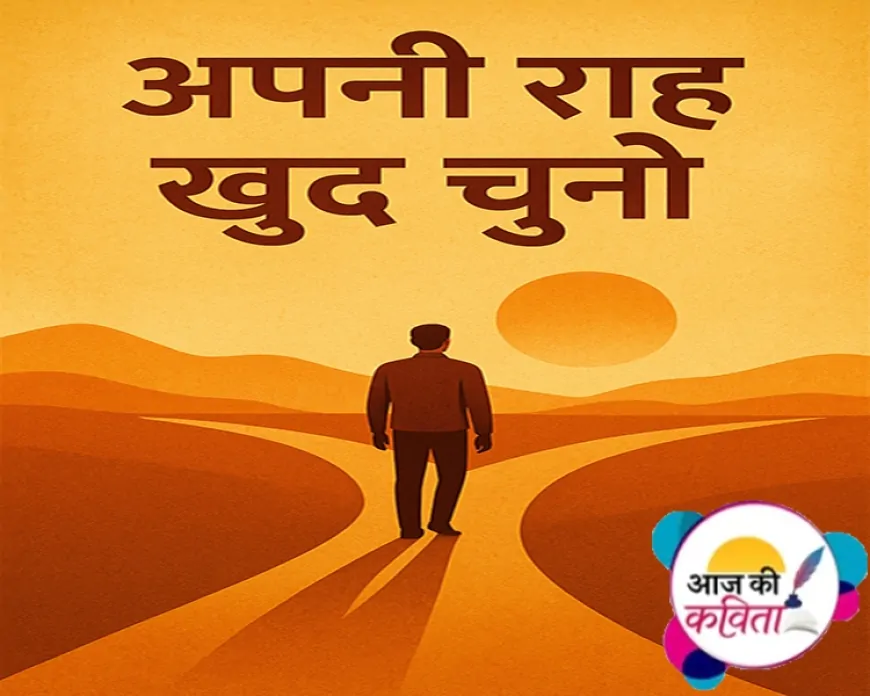 अपनी राह खुद चुनो | हिंदी कविता | सुशील कुमार पाण्डेय ‘निर्वाक’ की कविता’