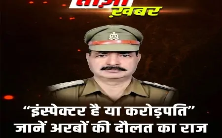 सहारनपुर: पूर्व इंस्पेक्टर प्रेमवीर राणा के ठिकानों पर विजिलेंस का छापा, ₹14.38Cr का खुलासा