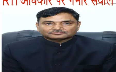 UP सूचना आयोग में ऑनलाइन सुनवाई से इनकार, सुरक्षा की माँग और अपीलों का विलय, RTI अधिकार पर गंभीर सवाल