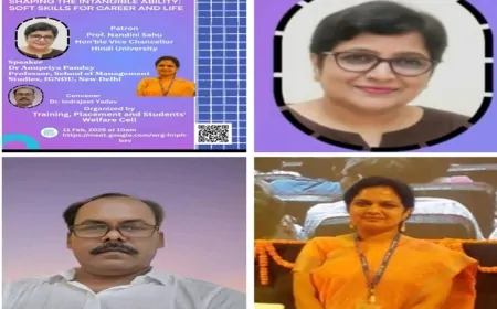 हिंदी विश्वविद्यालय की संगोष्ठी में व्यवहार कौशल पर गंभीर विमर्श