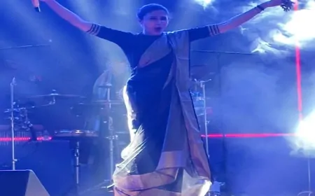 राजा नरेंद्र लाल खान वूमेंस कॉलेज में बसंतोत्सव का भव्य आयोजन