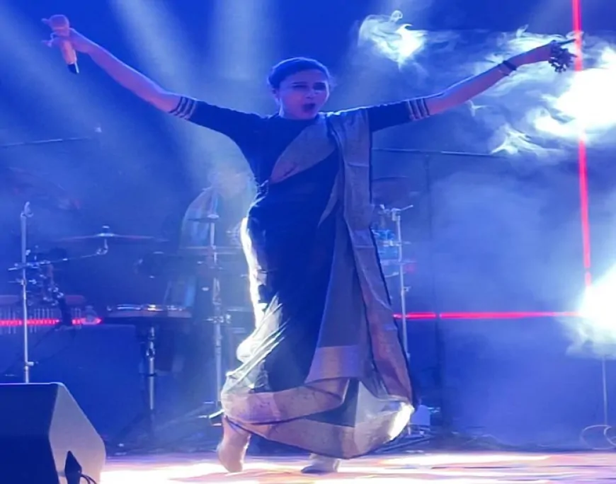 राजा नरेंद्र लाल खान वूमेंस कॉलेज में बसंतोत्सव का भव्य आयोजन