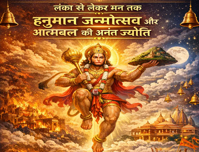 लंका से लेकर मन तक: हनुमान जन्मोत्सव और आत्मबल की अनंत ज्योति