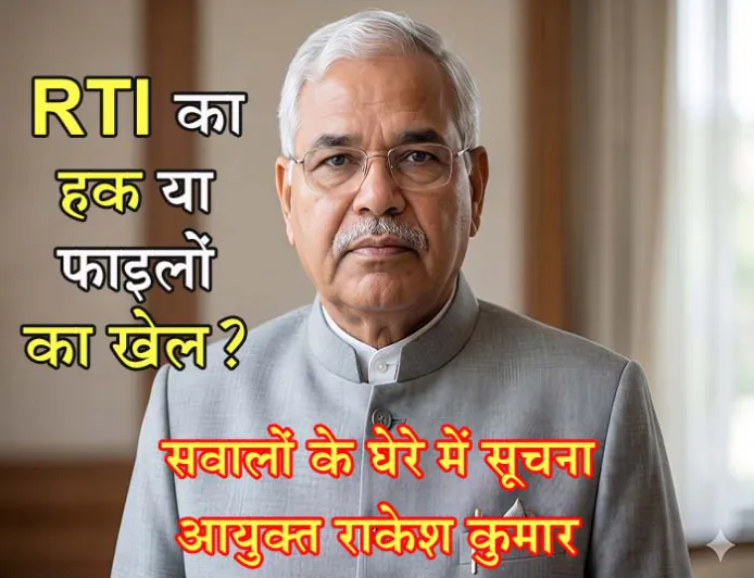 सूचना का प्रहरी या प्रक्रिया का किला? सूचना आयुक्त राकेश कुमार की कार्यशैली पर उठते गंभीर सवाल