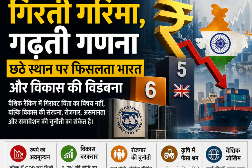 गिरती गरिमा, गढ़ती गणना: छठे स्थान पर फिसलता भारत और विकास की विडंबना