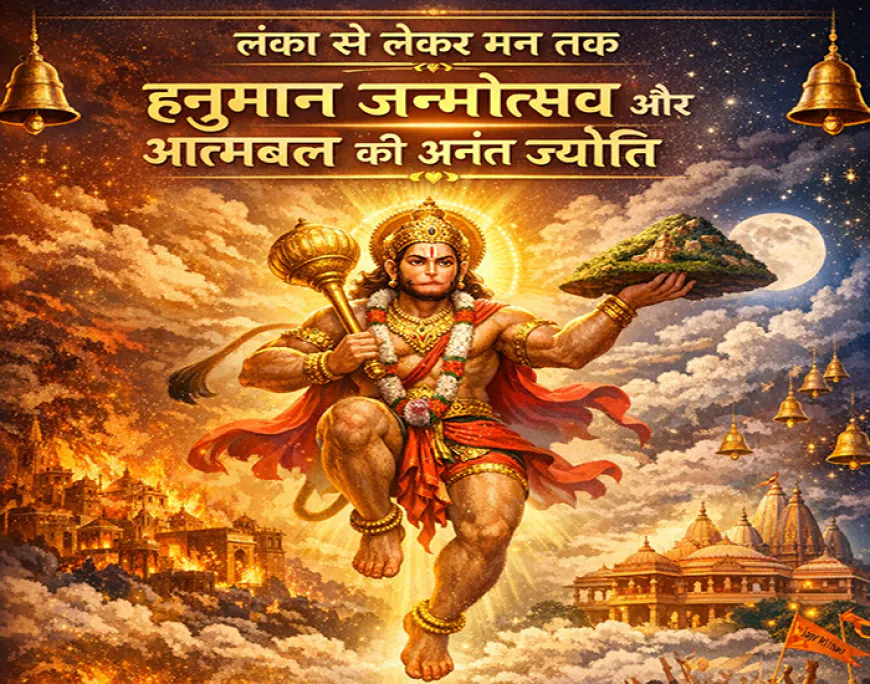 लंका से लेकर मन तक: हनुमान जन्मोत्सव और आत्मबल की अनंत ज्योति