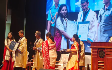 विद्यासागर विश्वविद्यालय का 23वाँ दीक्षांत समारोह संपन्न