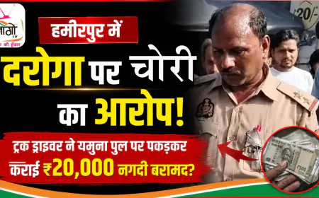 हमीरपुर: ₹20 हजार चोरी के आरोप में दरोगा सस्पेंड | Viral Video