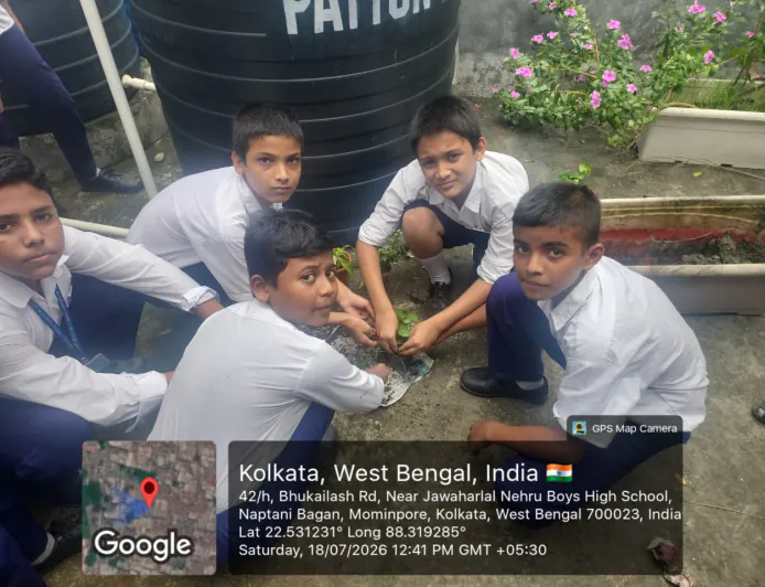 जवाहरलाल नेहरू विद्यापीठ (बॉयज़) हाई स्कूल में उत्साहपूर्वक मनाया गया 'अरण्य सप्ताह'