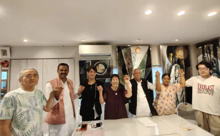 गांधीवादी शांति प्रतिनिधिमंडल और जापानी पीड़िता ने विश्व नेताओं से परमाणु हथियार खत्म करने की अपील