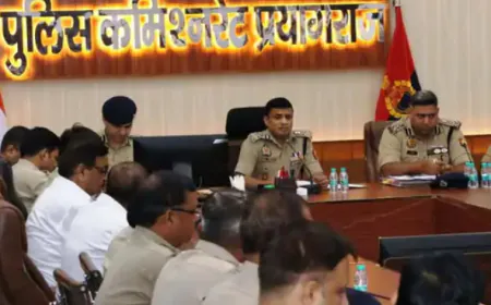 प्रयागराज में नए कमिश्नर का बड़ा एक्शन, 7 थाना प्रभारी हटे; 7 एसीपी के कार्यक्षेत्र बदले
