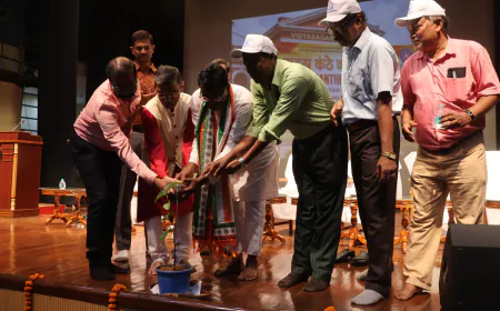 विद्यासागर विश्वविद्यालय में स्वतंत्रता दिवस की पूर्व संध्या पर ऐतिहासिक कार्यक्रम