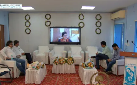 बाँकुड़ा विश्वविद्यालय में भारतीय ज्ञान परंपरा पर कॉन्क्लेव, समकालीन शिक्षा में संदर्भीकरण पर मंथन
