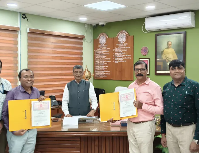 विद्यासागर विश्वविद्यालय-राष्ट्रीय पुस्तकालय में अनुसंधान व प्रशिक्षण MoU