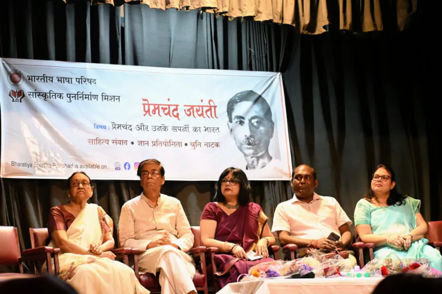 भारतीय भाषा परिषद में प्रेमचंद जयंती: साहित्य संवाद एवं श्रुति नाटक