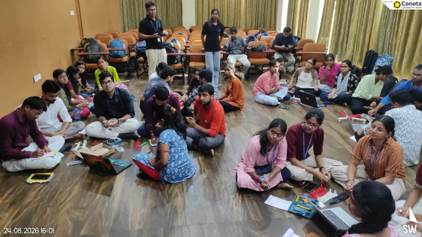 विद्यासागर विश्वविद्यालय में रोबोटिक्स और ड्रोन प्रौद्योगिकी पर कार्यशाला