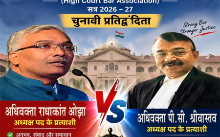 HCBA चुनाव 2026–27 अध्यक्ष पद पर 8 दिग्गजों में घमासान; अनुभव और जमीनी पकड़ के बूते पूर्व अध्यक्षों में मुख्य मुकाबला