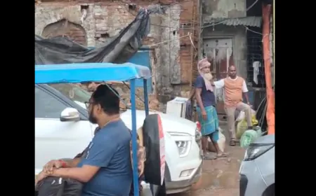 हावड़ा में नित्याधन मुखर्जी रोड पर कथित अवैध निर्माण, कार्रवाई की माँग