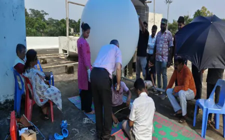 विद्यासागर विश्वविद्यालय ने 29.4 किलोमीटर की ऊँचाई तक भेजा GPS रेडियोसोंडे, मौसम अनुसंधान में बड़ी उपलब्धि