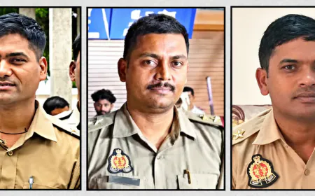 प्रयागराज में 3 दरोगा निलंबित: 6.55 लाख की कथित बरामदगी, केस में 87,500 रुपये का जिक्र