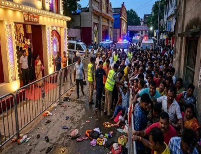 कोलकाता दुर्गा पूजा भगदड़ में 19 की मौत, 25 घायल