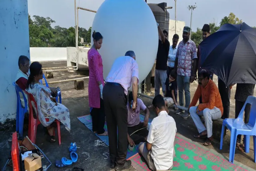 विद्यासागर विश्वविद्यालय ने 29.4 किलोमीटर की ऊँचाई तक भेजा GPS रेडियोसोंडे, मौसम अनुसंधान में बड़ी उपलब्धि