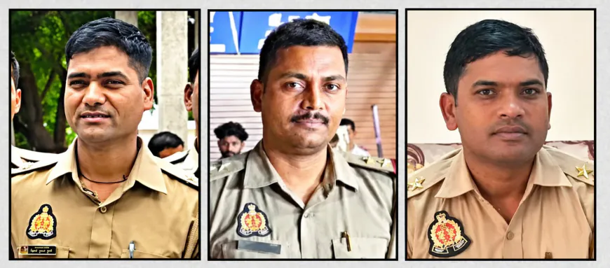 प्रयागराज में 3 दरोगा निलंबित: 6.55 लाख की कथित बरामदगी, केस में 87,500 रुपये का जिक्र